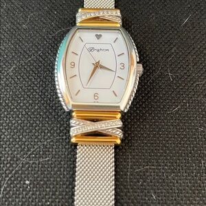 Brighton Women's Two-Tone Silver and Gold Watch